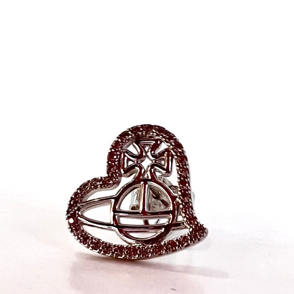 VIVIENNE WESTWOOD SILVER ORNELLA EARRINGS - Picture 4 of 5